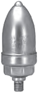 1/4" 43 A/V Straight air valve