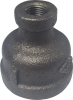 3/4" x 3/8" Black Coupling