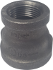 1/2" x 1/8" Black Coupling