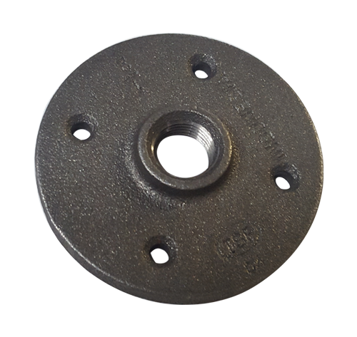 3/8" Flange Black