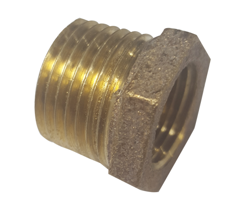 3" X 1-1/2" BRASS RED BUSHING