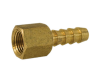 1/4 X 1/4 FEM HOSE BARB SOLID