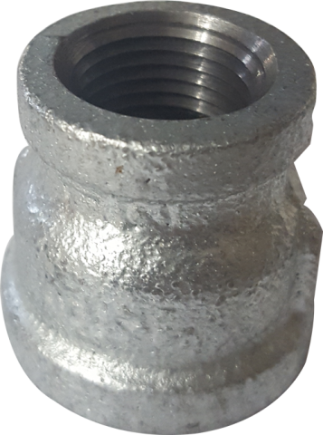 1/2" x 3/8" Coupling Galvanized