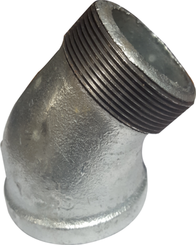 1" Street 45 Galvanized