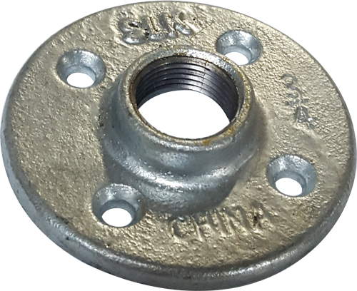 1" Flange Galvanized