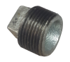 1/8" Plug Galvanized