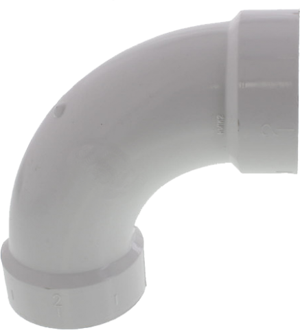 3" 90° LONG SWEEP PVC