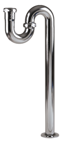 1-1/4"S-TRAP CP L/CO